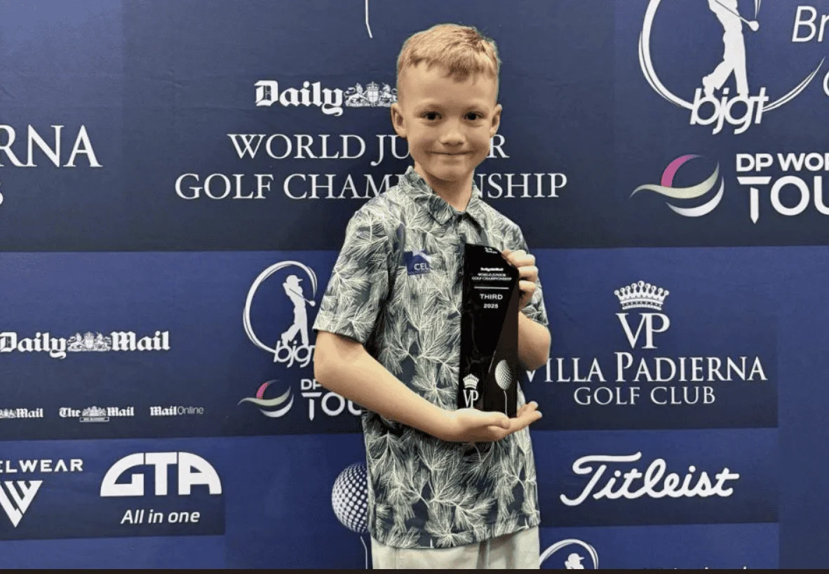 Wirral golfer, 9, finishes third at World Junior Championships