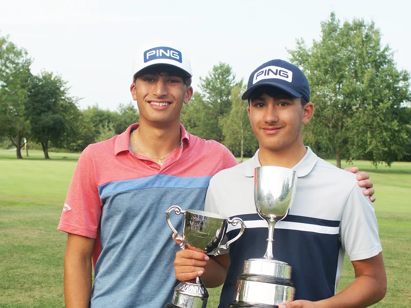 Sunny Styal puts on a great show of golfing talent