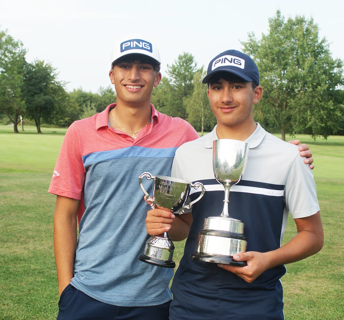 Sunny Styal puts on a great show of golfing talent