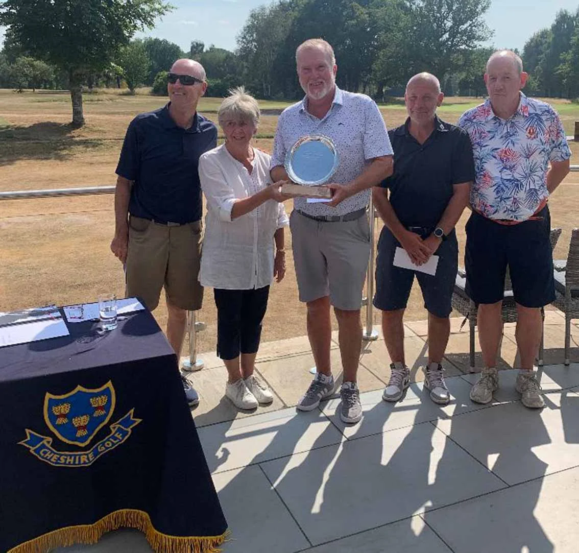 Gareth adds 2nd Senior County Strokeplay Crown at Crewe