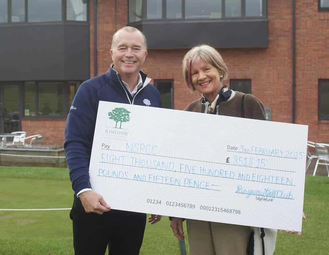 Ringway Golf Club ex Captain delighted with his charity fund raising