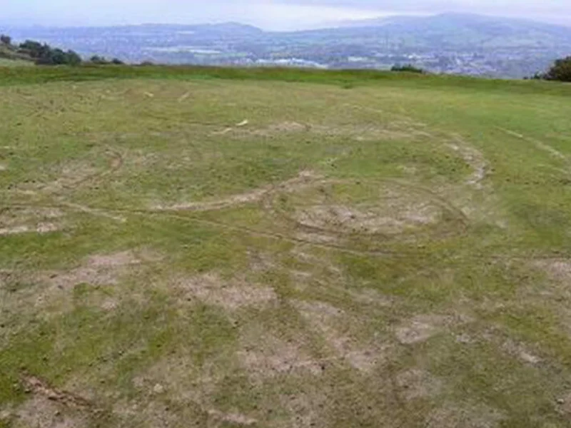 Dreadful vandalism at Werneth Low